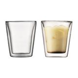 Bodum CANTEEN glazen set (dubbelwandig, 0,2 liter) transparant