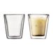 Bodum CANTEEN glazen set (dubbelwandig, 0,2 liter) transparant