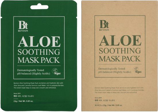 Benton Aloe Soothing Mask Pack 10 stuk
