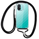 COOL Accesorios COOL Xiaomi Redmi 12C Hoesje Transparant TPU met Koord