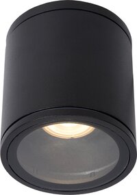 Lucide AVEN - Black Bathroom Ceiling Spot - Ø 9 cm - GU10 - IP65