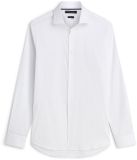 Tommy Hilfiger Heren Lange Mouwen Shirt Wit Katoen/Polyamide/Elastaan 45/R