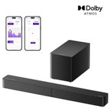 ULTIMEA 5.1 Dolby Atmos soundbar, Heimkinosystem mit Subwoofer für den Fernseher, 300W Leistung, einstellbare Bassverstärkung, App-Steuerung, Bluetooth 5.4