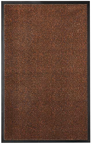 Zala Living Wasbare deurmat voor binnen en buiten, vuilvangmat loper Smart (58 x 180 cm, bruin)
