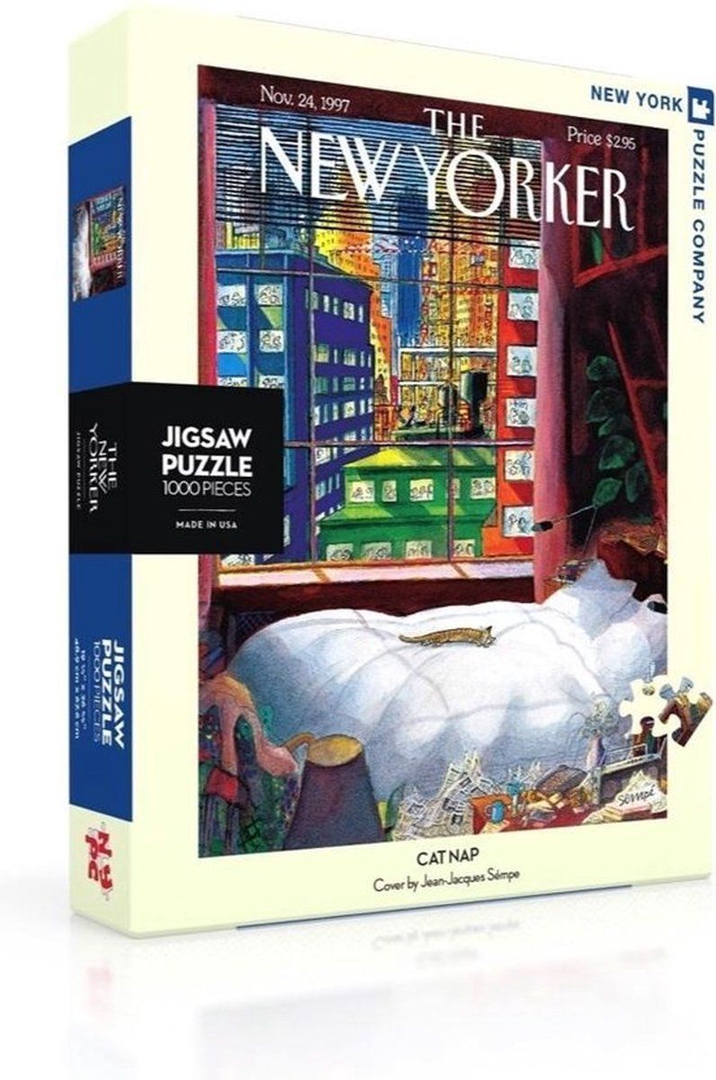 New York Puzzle Company Cat Nap - NYPC New Yorker Collectie Puzzel 1000 Stukjes - Overig