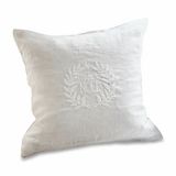 LOBERON Kussenhoes Noel wit 50x50 cm Linnen Effen