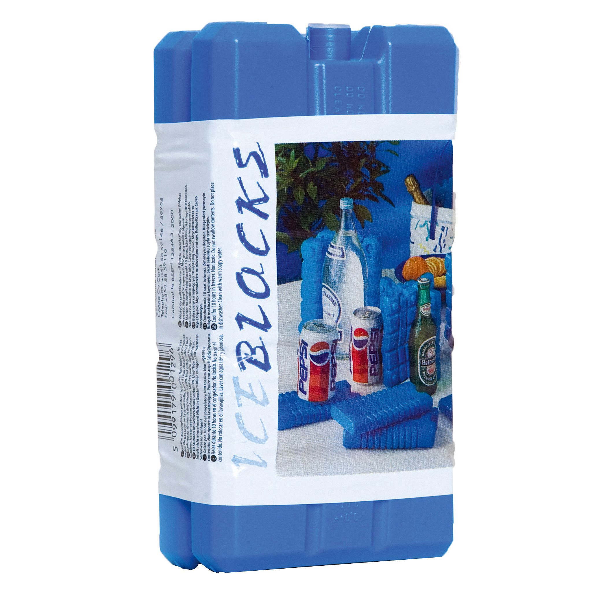 Koelelementen 2 Stuks 15 x 8 x 4 cm Blauw