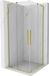 Mexen Velar L Duo douchecabine schuifdeur 100 x 100 , transparent, brossé or