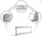 Markenlos Bol Bedrooster 150 cm sterren grijs unisex - babybedje veiligheidsschild
