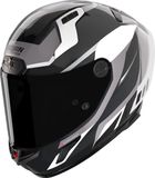 Nolan X-804 RS Ultra Carbon Lesmo Helm - Integraalhelm - Maat XL - Grijs/wit