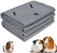 OEM [Merknaam] Washable Tendon Pad with Guinea Pig - Grey, Fabric, 70x50x70 cm