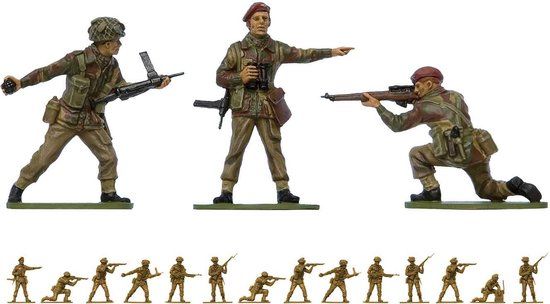 Airfix 02701V WWII British Paratroops - Figures Plastic Model Kit 1:32