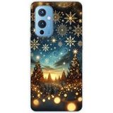 1001 coques OnePlus Bedrukt siliconen hoesje compatibel met OnePlus 9 magie de noel