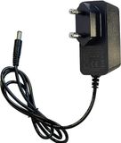 LEYF Universele voeding, 12 V DC 1 A, AC 100 - 240 V, 50/60 Hz, adapter, stekkervoeding, kabellengte 100 cm, jackplug 5,5 - 2,1 mm, compatibel met tv-box, ledstrips, router, camera
