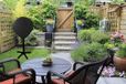 Sans marque Housse de barbecue imperméable, tissu Oxford, noir, Ø 50 cm