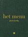 Het New Book Collective Het menu plantaardig