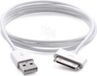 Electrocentral ® Ipad & Iphone 3 / 4 oplader / oplaad kabel / 30 pins connector 1 meter - Wit