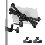NEEWER 7-14 inch verstelbare tablethouder met 360 graden draaibare klem voor de verbinding met microfoonstandaard, compatibel met iPad, iPad Pro, iPad Air, Google Nexus Samsung Galaxy