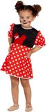 Wilbers & Wilbers Minnie Mouse Jurk Meisjes Rood/Zwart Maat 92