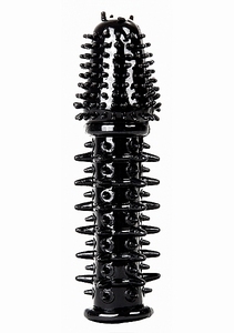 Shots Toys Thrilling Silicone Penis Extension Black