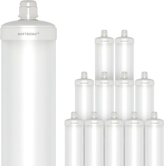 HOFTRONIC S Series - 12 Pack LED TL armaturen 150cm - IP65 waterdicht - 4000K Neutraal wit licht - 48W 5760 Lumen - Koppelbaar - Tri-Proof plafondverlichting