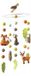 BeYoona Mobiel Bosdiertjes - 21cm - Vilten Figuren - Fairtrade - Decoratie voor Babykamer