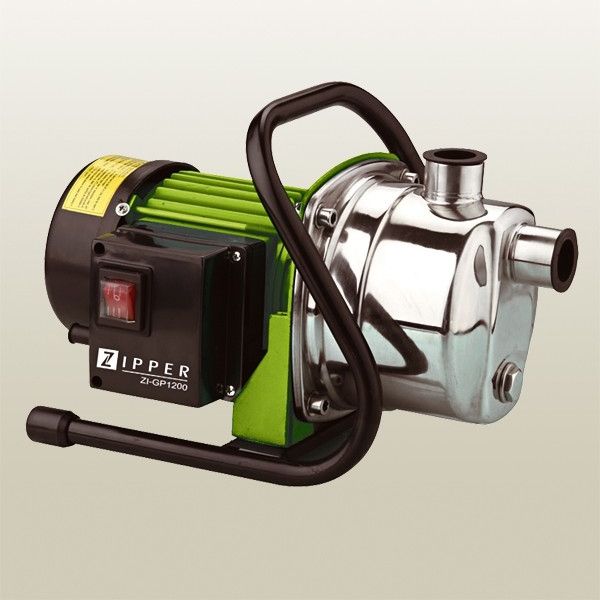 ZIPPER GP1200 Waterpomp - 1200W - 3800 L/u - 1.2m Kabel - Tuin