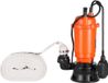 Latios Pompe submersible - Pompe eaux usées - 1500 W - Capacité 21.000 l/h - Hauteur de refoulement 18 m - Interrupteur à flotteur automatique - Corps en Fonte