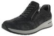 Waldläufer H-Inessa chaussure basse avec semelle souple 928002-192-217, cuir nubuck légèrement brillant, bleu - marine, largeur H bleu