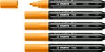 Stabilo FREE - Marqueur Acrylique - T300 - Pointe Ronde - 2-3 mm - Orange - Boîte 5 pièces