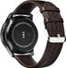 Strap-it Bracelet de montre en cuir 22mm - universel - marron foncé