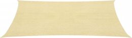 vidaXL - Zonnescherm - HDPE - Vierkant - 2x2m - Beige