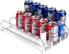 Ibenzoa® Organiseur de glacière pour boissons – Peut contenir jusqu'à 15 canettes (3 rangées), convient aux canettes de 330–600 ml, fabriqué en acier inoxydable et en plastique ABS durable, convient au réfrigérateur et au congélateur