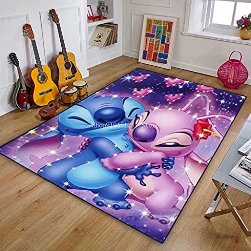 SUTOYECO Cartoon Spel Vloermat, Tienerjongen Meisje Kinderen Anime Patroon Bed Tapijten Zachte Machine Wasbare Vloerkleed Voor Jongens Meisjes Slaapkamer Speelkamer