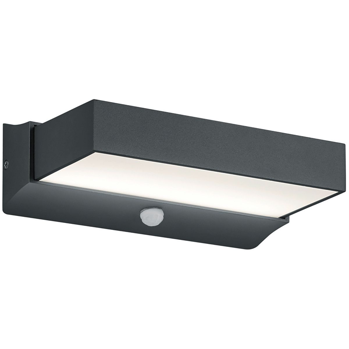 BES LED Tuinverlichting - Trion Cuary - Wandlamp - 11W - Antraciet - Met Sensor