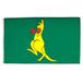 AZ FLAG Boksende kangoeroe 90x60 cm Polyester 100D 2 Ringen