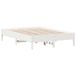 vidaXL Bedframe Massief Grenenhout Wit 120x190 cm