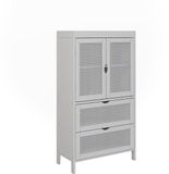 Vicco Halfhoge kast Liora, Wit, 60 x 110 cm