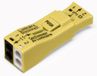 WAGO 873-902 Lampklem Flexibel: - Massief: 0.75-4 mm² Aantal polen: 2 40 stuk(s) Geel