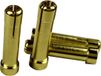 Reely Adapterstekker [1x Vergulde 4mm-contactstekker - 1x Vergulde 5mm-contactbus] 1605782