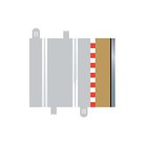 Scalextric C8223 Halve Rechte Grens/Barrière 1:32 Schaal Accessoire