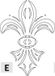 CMT E-Deur Fleur-de-Lys - Moulures - 1 Pièce(s)
