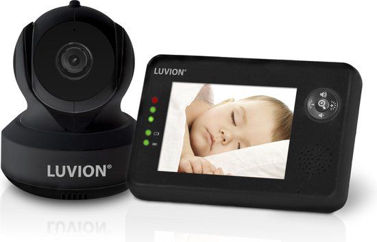 LUVION Essential Limited Black Edition Babyfoon met camera - Babyphone - Premium Baby Monitor