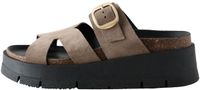 Next Muiltjes 'Forever Comfort' donkerbruin / zwart