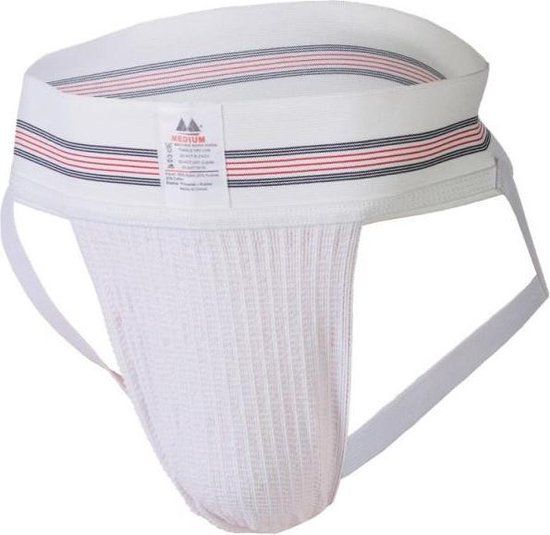 MM Original Edition MM Sports The Original No. 10 Swimmer/Jogger Jockstrap 3 inch White - MAAT XL