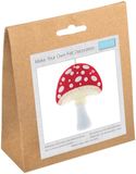 Trimits Vilt Decoratie Kits, 8,5 x 12cm, Paddestoel