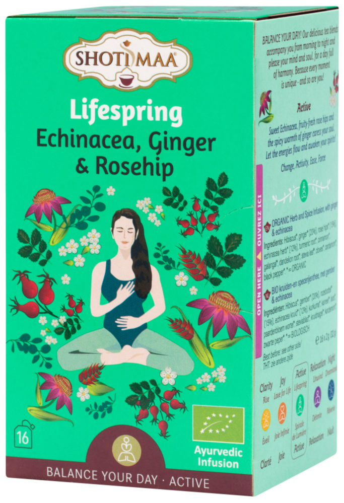 Shoti Maa Shoti Maa Lifespring Thee Enchinacea, Ginger & Rosehip