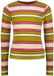 Vingino Icon Stripe Top Meisjes T-shirt Korte Mouw Katoen Elastaan Golden Lime Maat 176