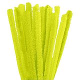 INNSPIRO Pijpenreiniger Chenille, geel, 15 mm x 50 C, 10 stuks