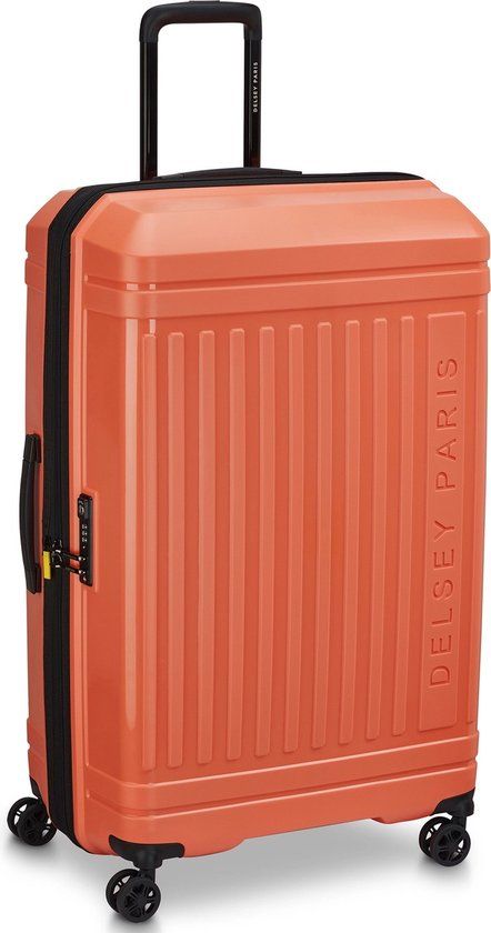 Delsey Lutece SE Spinner 79 cm - Uitbreidbaar 106/113 liter - 79x49x32/34 cm - sunset